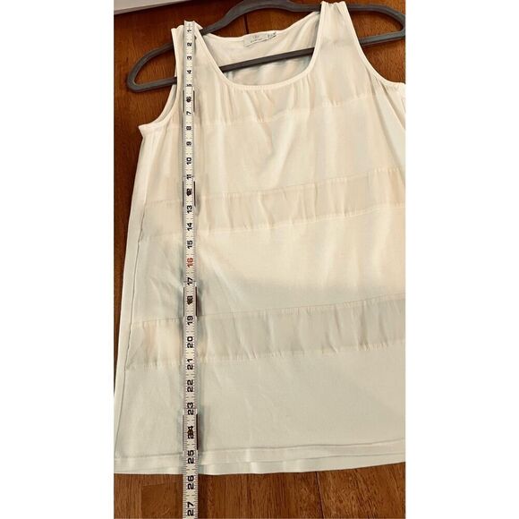 Dismero Sheer White Tank Tops Made in Italy Size M - Picture 9 of 11